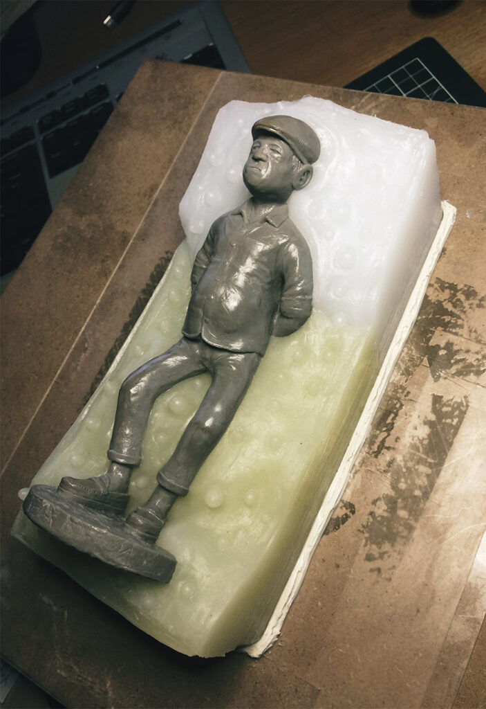 Préparation du moule en silicone